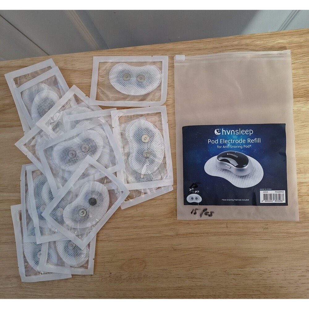 HVN Sleep Pod Electrode Refills - 15 Replacement Pads (Open Bag, Unused)
